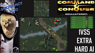 /Command & Conquer Remastered/ (Skirmish) 1VS5 EXTRA HARD AI  I River Raid I