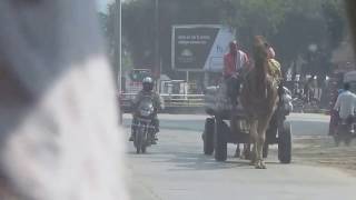 Driving through Jaipur