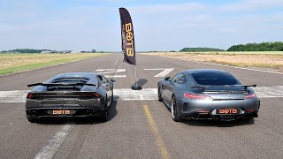 Lamborghini Aventador VS Mercedes Benz AMG GT | Super Cars | RACE