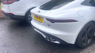 Jaguar F Type V8 5.0 Supercharged Stock Cold start and Rev