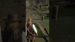 arthur’s little giggle as he runs away is hilarious #ps5 #openworldgame #rdr2 #arthurmorgan #fyp