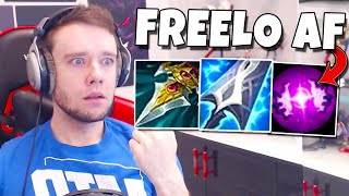 NEW BUILD MAKES THIS CHAMPION SUPER DUPER OP! (Freelo Baby) - League of Legends