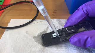 Flushing the Nanopore minION Spot-ON Flow Cell Rev D, no instructions