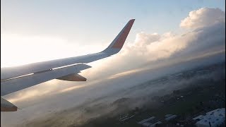 [4K] Morning Take Off from a fog covered Christchurch - Jetstar A320 Sharklets