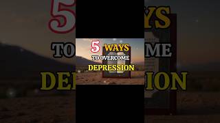 5 Ways to Overcome Depression.  #overcomingdepression #islamicguidance #mentalhealthinislam