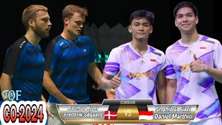 Shohibul Fikri/Daniel Marthin vs Rasmus Kjær/Frederik Søgaard || QF China Open 2024