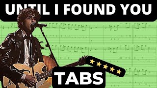 Until I Found You Guitar Tutorial COVER with TABS | Chords 🎸 Stephen Sanchez