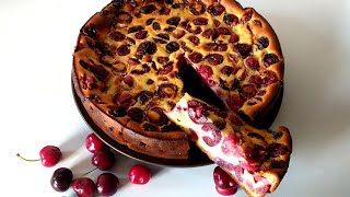 Recette facile de clafoutis au cerises 🍒