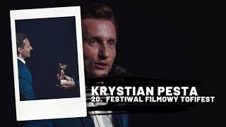 Krystian Pesta podczas Tofifest Film Festiwal