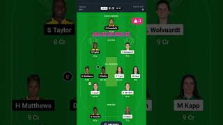 SA W vs WI W Dream11 | South Africa Women vs West Indies Women T20 World Cup 2024 #dream11 #shorts