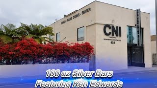 100 oz Silver Bars