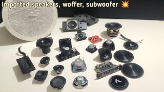 Cheapest JBL, Aiyima,Sony speaker, woffer, subwoofer, sound testing With Class D Amplifier board.