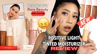 RARE BEAUTY POSITIVE LIGHT TINTED MOISTURIZER REVIEW👀🤔 *I TEST THE ENTIRE RARE BEAUTY COLLECTION*