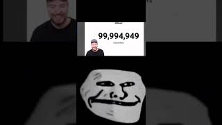 MrBeast hits ur mom #trending #mrbeast #pewdiepie troll face meme