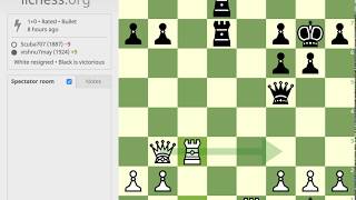 Scuba707 vs Vishnu7may Bullet Chess game - Lichess