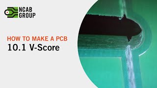 V-score | How to make a PCB step 10.1