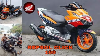 The New HONDA CLICK 160 ABS & CBS VARIANT - REPSOL EDITION!!!