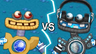 Clubbox Costume VS Wubbox - All Islands Comparison (My Singing Monsters)