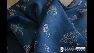 Кубовая набойка / Indigo block print /  workshop