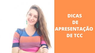 Dicas para apresentação de TCC