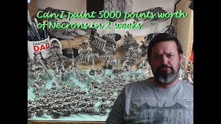 Warhammer 40k, Autism and the challenge to paint 5000 points worth of Necrons