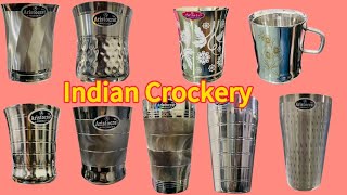 Staineless steal indian glass available in all types and sizes