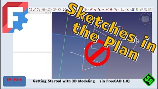 ✏️ FreeCAD: Master Sketching | 1st Intro to 2D Drawing