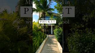 Must Visit Hotel in Phuket Thailand #travel #thailand #nature #phuket