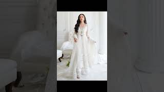 white frok designs 2024/latest collection/party wear #fabz designer