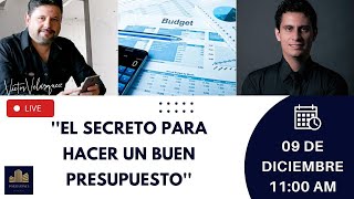 🔴 ESTE ES EL SECRETO PARA REALIZAR UN BUEN PRESUPUESTO || EDUCACIÓN FINANCIERA