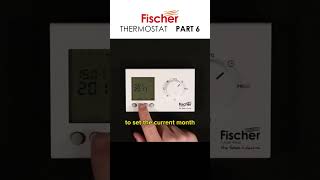 Fischer Thermostat: How to change the Time and Date on a Fischer Thermostat? [Part 6] #Fischer