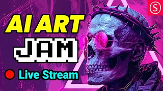 Ai ART Jam - Live Stream - Join me & Have Fun