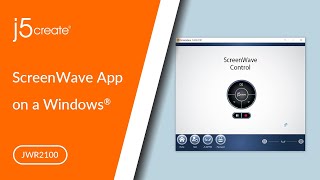 ScreenWave App on a Windows®