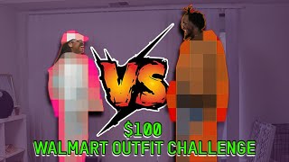 $100 Wal Mart Outfit Challenge w/ Savage Beauty | Who do you think Won???