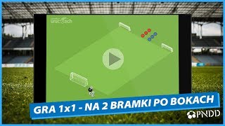 PNDD.pl - Gra 1 x 1 z przeciwnikiem z tyłu - na 2 bramki po bokach