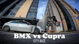 BMX vs Seat Leon Cupra 290 Black Edition | City Race