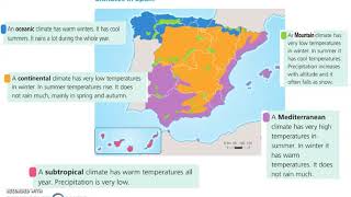 CLIMATES IN SPAIN