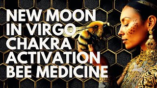 NEW MOON in Virgo 🌙 Meditation Chakra ACTIVATION and Spiritual Renewal 🌑✨