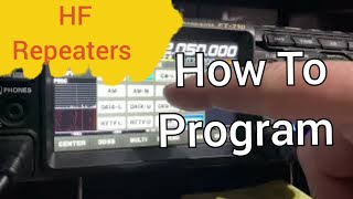 Setting up repeater’s on HF