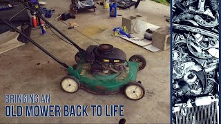 Part 1: How to Fix a Pull Start | RESTORING Old Lawn Mower | Repairing an Old Tecumseh!