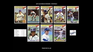 1977 Los Angeles Dodgers Yearbook (Stevie Wonder's As)