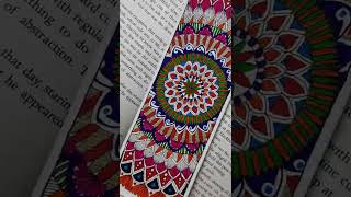 aesthetic Mandala Bookmark tutorial | #shorts #mandala  #bookmark