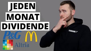 Jeden Monat Dividende mit 3 Aktien | Finanzkanal