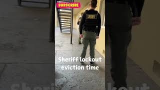 sheriff lockout experience#eviction #shorts #realestate