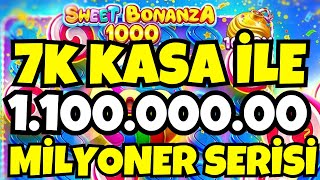 SWEET BONANZA 1000 YENİ OYUN 🍭 MİLYONER OLDUK REKOR GELDİ !!! KÜÇÜK KASA SERİSİ  | SLOT OYUNLARI