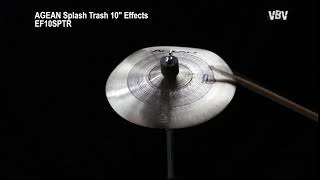 10" Splash Trash Effects Agean Cymbals