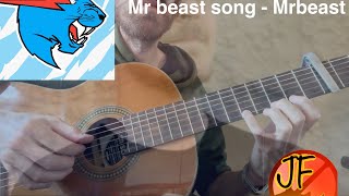 Mr Beast song - Mrbeast | Guitar + TAB | Fingerstyle