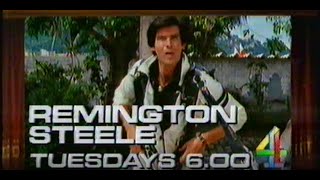 Remington Steel TV show trailer on C4 1980's