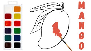 How To Draw Mango Tutorial Step By Step