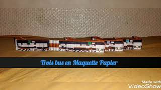 Maquette en Papier : Mercedes-Benz Citaro C2 K, C2 et GC2 .